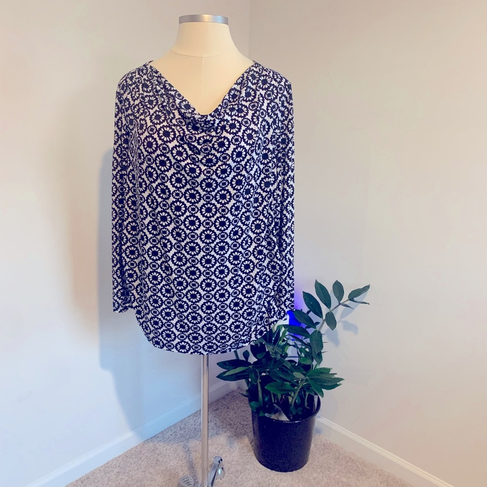 Lane Bryant Geometric Blouse